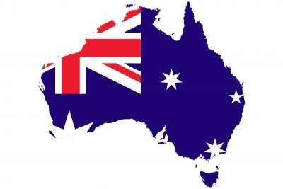 map of australia